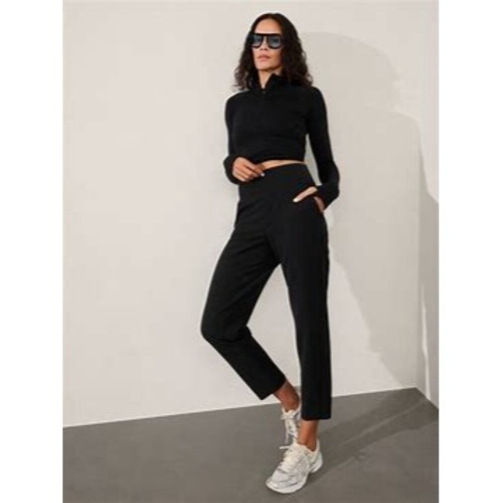 Athleta Black Straight Leg Pants